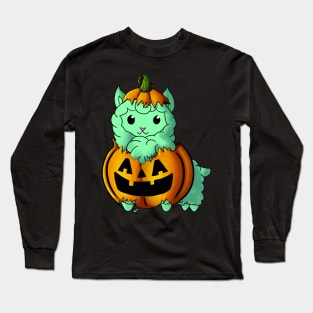 Pumpkin Alpaca Long Sleeve T-Shirt